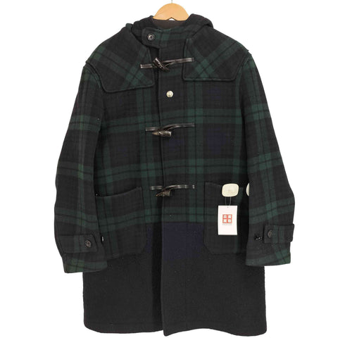 ユナイテッドアローズ UNITED ARROWS &SONS DUFFLE COAT チエック ダッフルコート メンズ JPN:XL