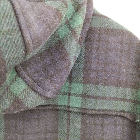 ユナイテッドアローズ UNITED ARROWS &SONS DUFFLE COAT チエック ダッフルコート メンズ JPN:XL
