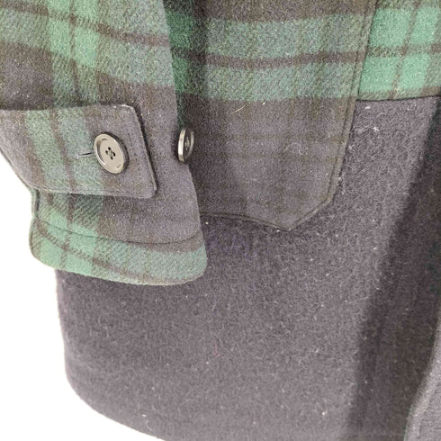 ユナイテッドアローズ UNITED ARROWS &SONS DUFFLE COAT チエック ダッフルコート メンズ JPN:XL