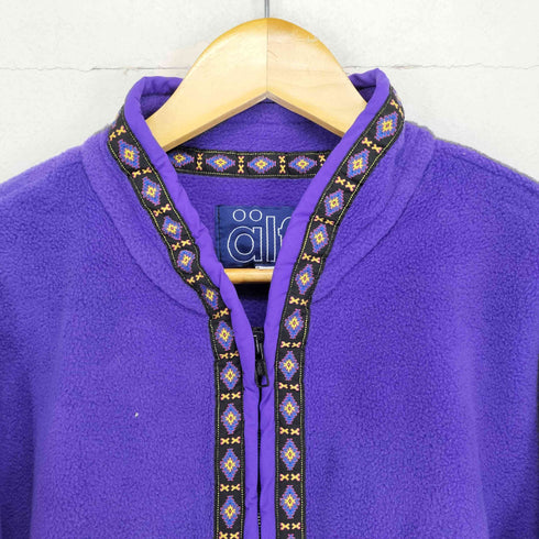 アルフ alf ネイティブテープデザインジップフリース メンズ L