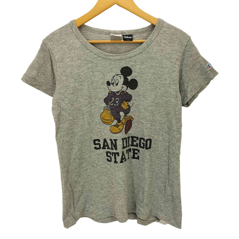 チャンピオン Champion ランタグ 復刻 キャラクタープリント クルーネック S/S Tシャツ レディース JPN:M