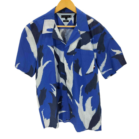 トミーヒルフィガー TOMMY HILFIGER オープンカラー 半袖シャツ Flower Print メンズ JPN:XL