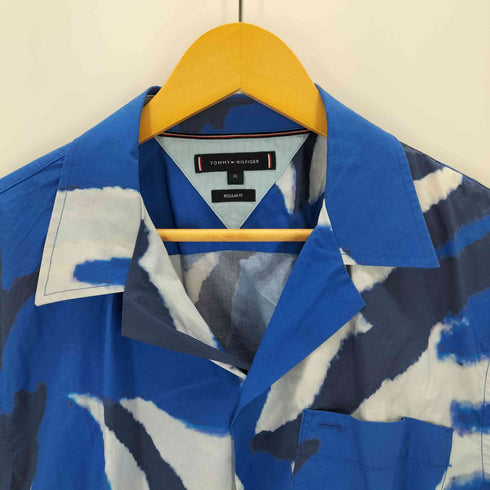 トミーヒルフィガー TOMMY HILFIGER オープンカラー 半袖シャツ Flower Print メンズ JPN:XL