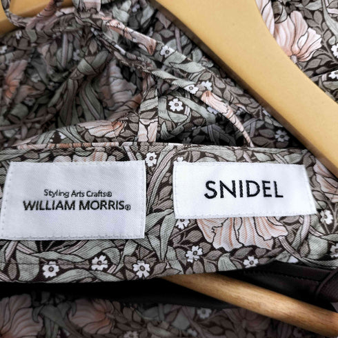 スナイデル snidel ×Williammorris ナロープリントワンピース レディース JPN:0