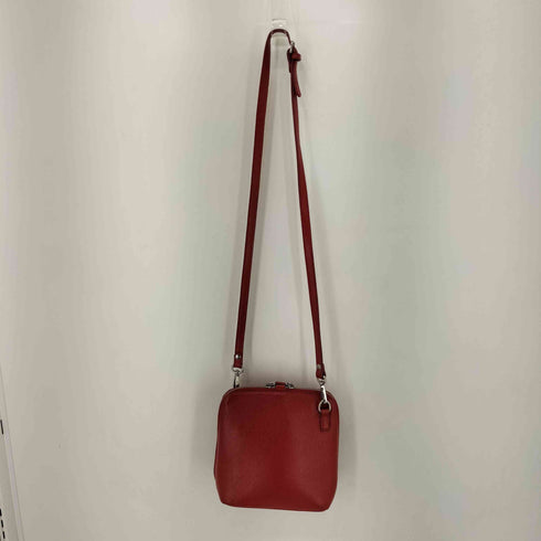 BLAQUE ラウンドジップ レザーショルダーバッグ レディース