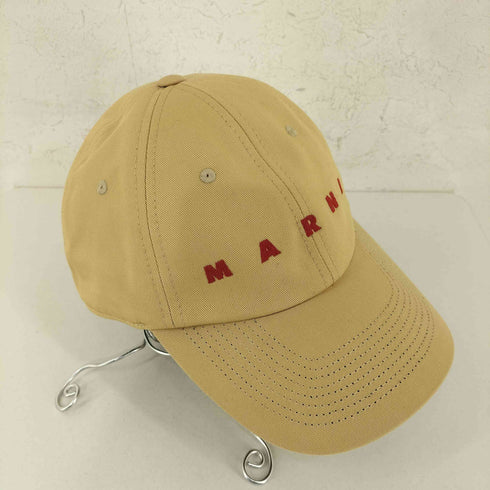 マルニ MARNI コットンツイル6パネルロゴキャップ レディース