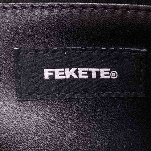 フェケテ FEKETE フェイクレザーショルダーバッグ レディース