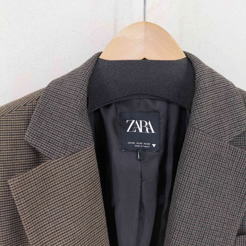 ザラ ZARA バイカラー テーラードジャケット レディース import:XS