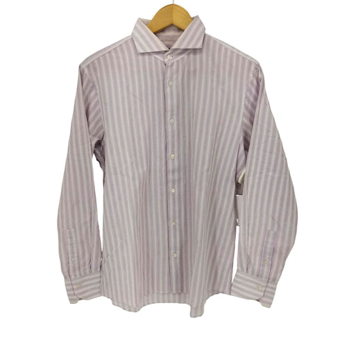 シーケーカルバンクライン ck Calvin Klein ストライプレギュラーカラーシャツ メンズ import:L