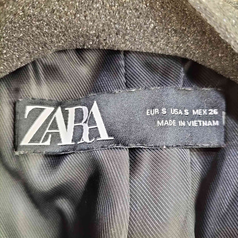 ザラ ZARA ダブルブレストブレザージャケット レディース import:S