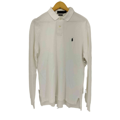 ポロラルフローレン POLO RALPH LAUREN スモールポニー刺繍 鹿の子 L/S ポロシャツ メンズ import:L