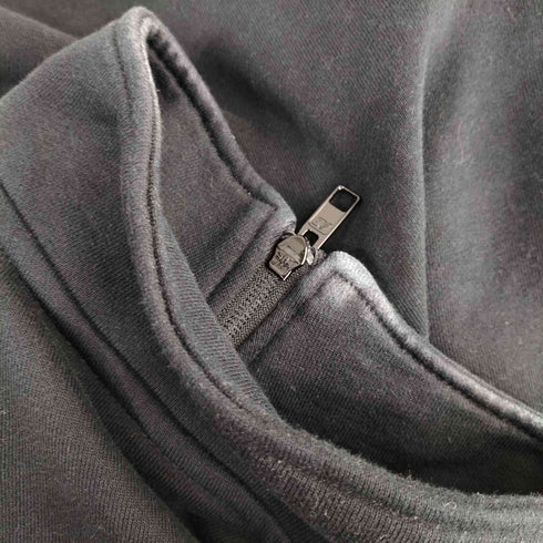 ニューバランス NEW BALANCE Athletics Fleece 1/2 Zip ワンポイント刺繍 ハーフジップトレーナー メンズ import:L