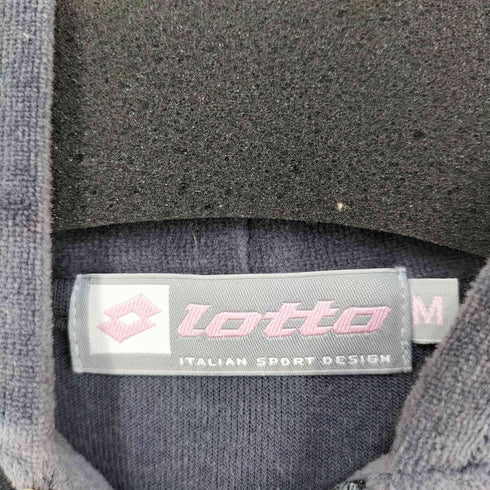 lotto ベロア ジップアップパーカー レディース M
