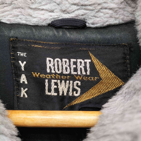 ROBERT LEWIS USA製 ショールカラーボアコート メンズ US:40