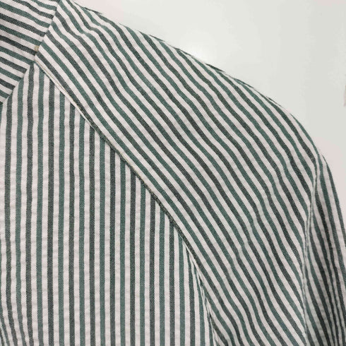 SARTORIA DEL GIACCONE イタリア製 シアサッカー ストライプ スイングトップ レディース FR:36