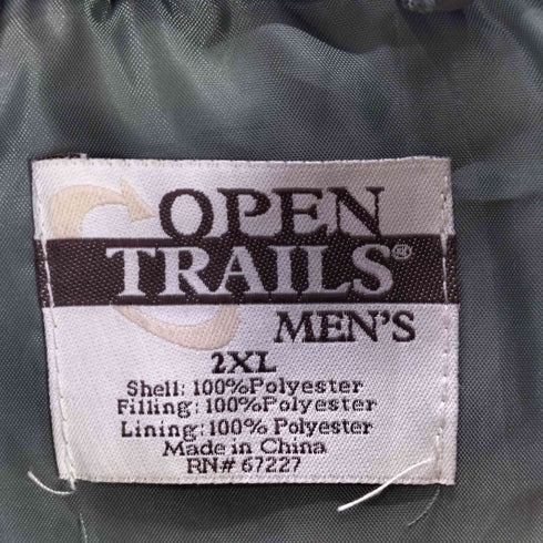 OPEN TRAILS 中綿 ベスト メンズ xxl