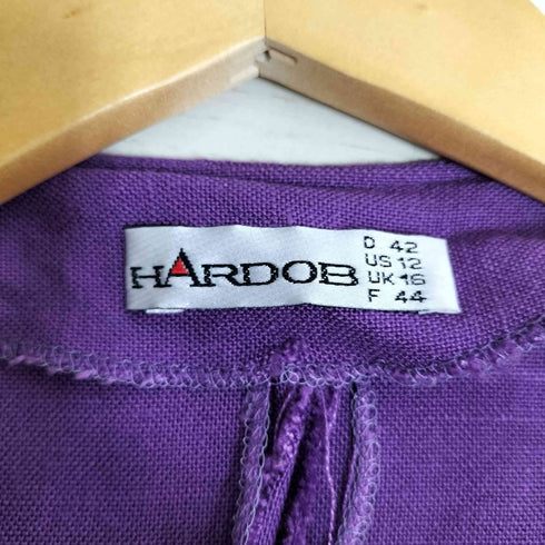 HARDOB ビスコース ノーカラーブラウス レディース US:12