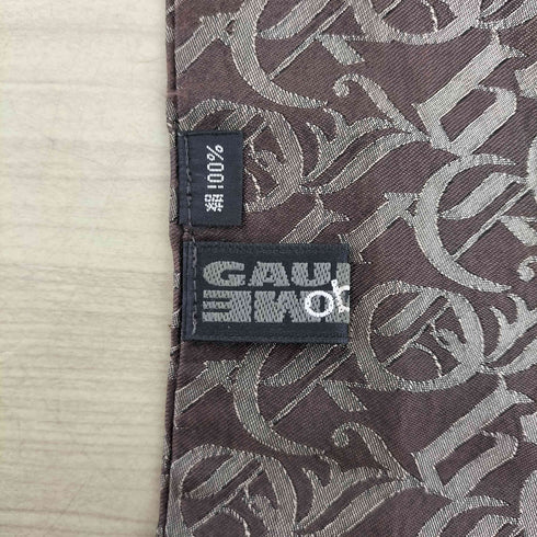 ゴルチエオムオブジェ GAULTIER HOMME objet オールドイングリッシュデザインシルクスカーフ メンズ