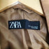 ザラ ZARA ストライプ ダブルブレスト テーラードジャケット レディース import:M