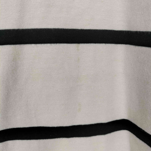 ザラ ZARA ボーダー ロングスリーブポロシャツ ラガーシャツ メンズ import:S