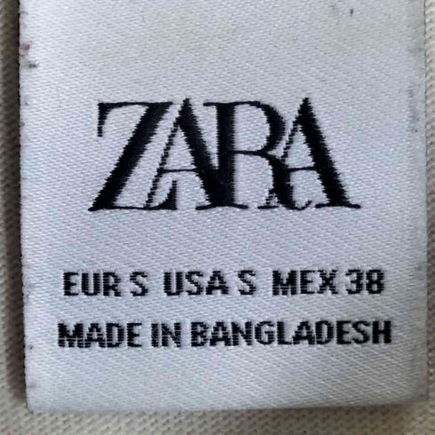 ザラ ZARA ボーダー ロングスリーブポロシャツ ラガーシャツ メンズ import:S