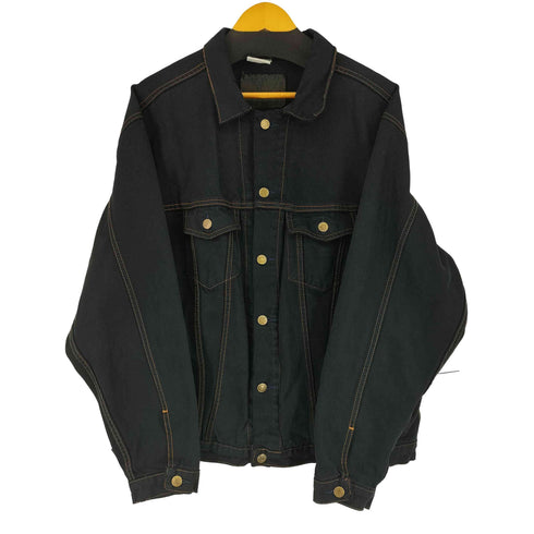 リーバイス Levis 後染め ブラックデニムジャケット メンズ