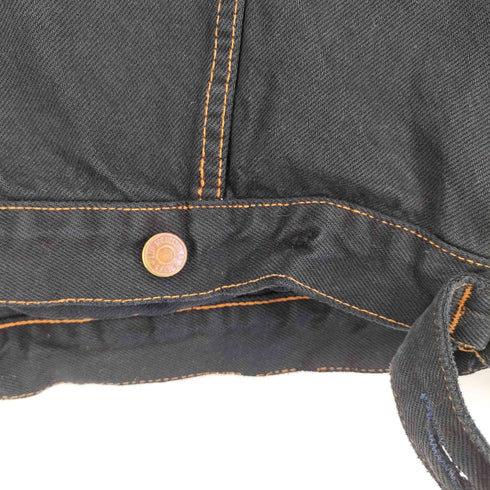 リーバイス Levis 後染め ブラックデニムジャケット メンズ