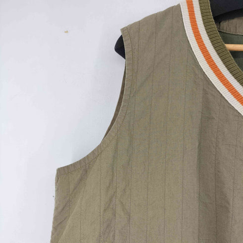 ナイジェルケーボン NIGEL CABOURN フレンチホスピタルベスト リバーシブル Vネック メンズ 48