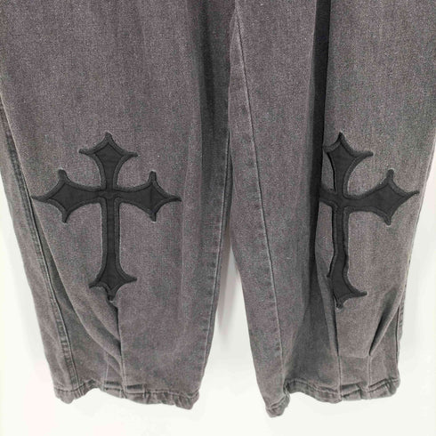 UUCSCC Vintage loose straight mop jeans US0034 メンズ