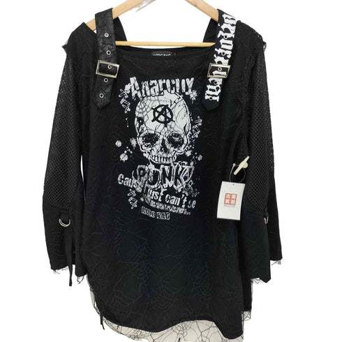 acdc rag ガーゼロング Tシャツ パンクロック Y2K レディース