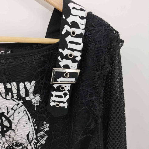 acdc rag ガーゼロング Tシャツ パンクロック Y2K レディース