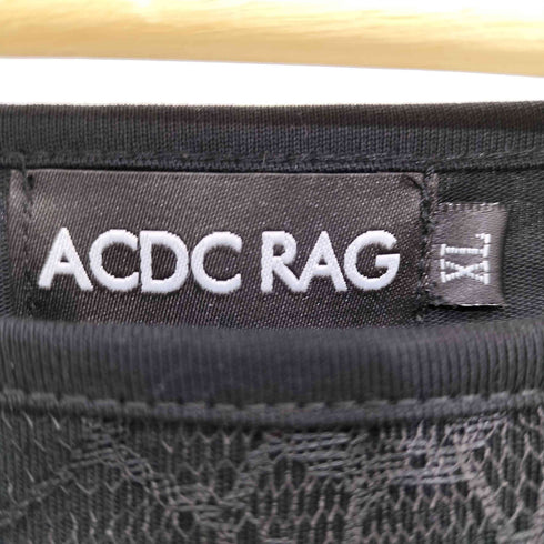 acdc rag ガーゼロング Tシャツ パンクロック Y2K レディース