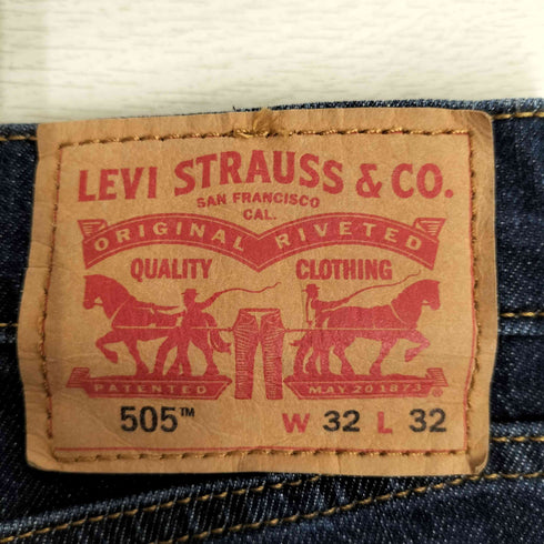 リーバイス Levis 505 WARM ストレート デニムパンツ メンズ W32 L32