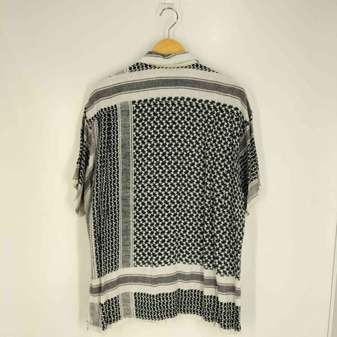 アンユーズド UNUSED AFGAN PRINT SHORT SHIRT アフガンプリント ショートスリーブ シャツ メンズ JPN:2
