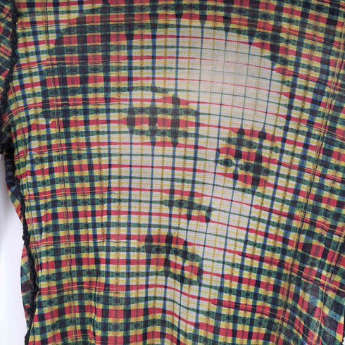 ジャンポールゴルチエフェム Jean Paul GAULTIER FEMME 幾何学フェイスプリントパワーネットカットソー レディース 40