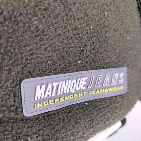 Matinique JEANZ 90s-00s リバーシブル アノラック ハーフジップ フーデット フリース プルオーバー 裏地ナイロン メンズ import:M
