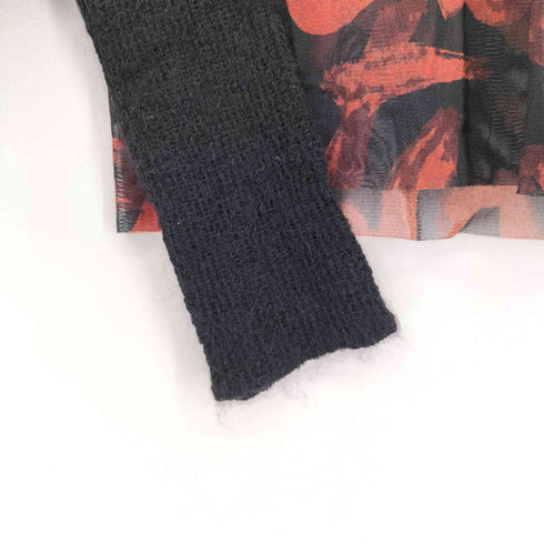 ジャンポールゴルチエフェム Jean Paul GAULTIER FEMME 英字ロゴ パワーネット カットソー レディース 40