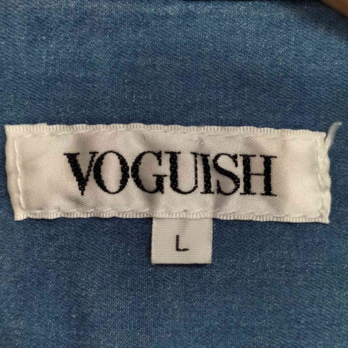 ヴォーギッシュ VOGUISH カラー切替 ロング デニムシャツ メンズ JPN:L