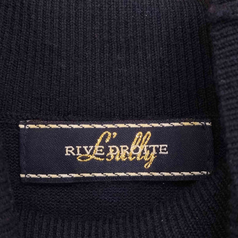 リヴドロワ RIVE DROITE タートルネックニットマキシワンピース レディース FREE