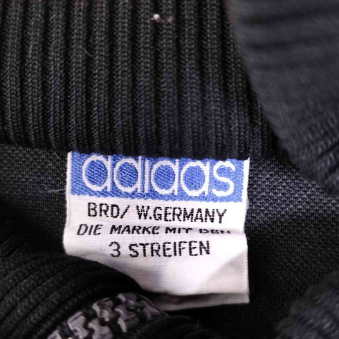 アディダスオリジナルス adidas Originals 80s デサント製 西ドイツ ハイネック ロゴ刺繍トラックジャケット メンズ JPN:L