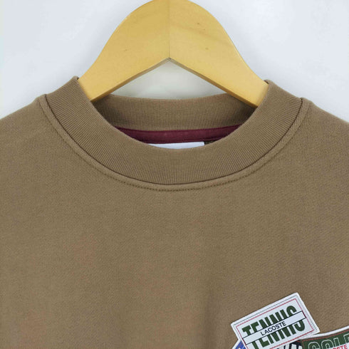 ラコステ LACOSTE スポーツパッチルーズフィットクルーネックスウェット メンズ import:XS