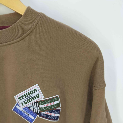 ラコステ LACOSTE スポーツパッチルーズフィットクルーネックスウェット メンズ import:XS