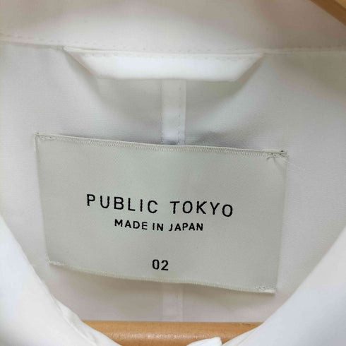 パブリックトウキョウ PUBLIC TOKYO コンフォートリラックスサテンライクシャツ メンズ JPN:2