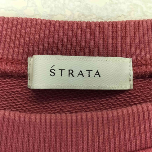 エストラータ STRATA クロップドスウェットプルオーバー レディース FREE