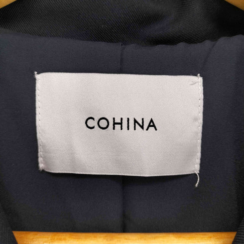 コヒナ COHINA ベーシックとろみトレンチコート レディース regular