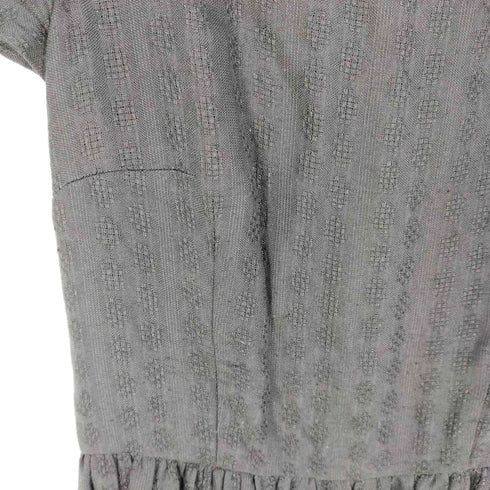 プラダ PRADA イタリア製 刺繍ストライプ ドレス ワンピース レディース 42