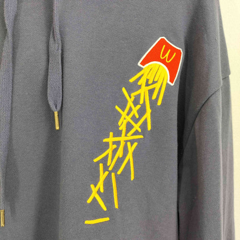 グラニフ graniph 企業コラボ ポテト 刺繍 オーバーサイズパーカー レディース FREE