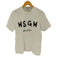 エムエスジーエム MSGM T-SHIRT WITH PAINT BRUSHED LOGO Tシャツ メンズ import:XS