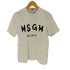 エムエスジーエム MSGM T-SHIRT WITH PAINT BRUSHED LOGO Tシャツ メンズ import:XS
