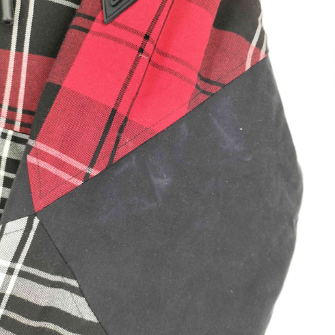 ゲス GUESS チェックフーディージャケット メンズ M